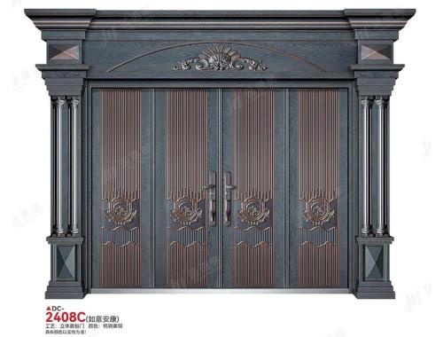 不锈钢烤漆大门系列